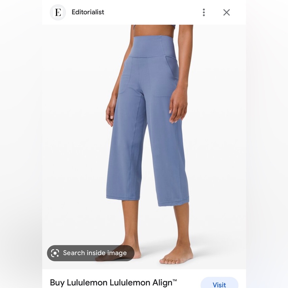Lululemon Align Wide Leg Crop pant